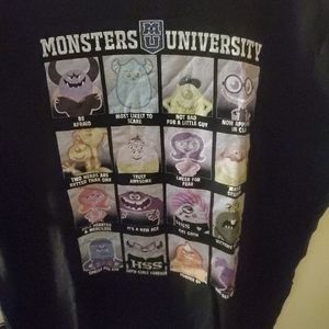 Pixar Disney Monsters University Men's Tshirt